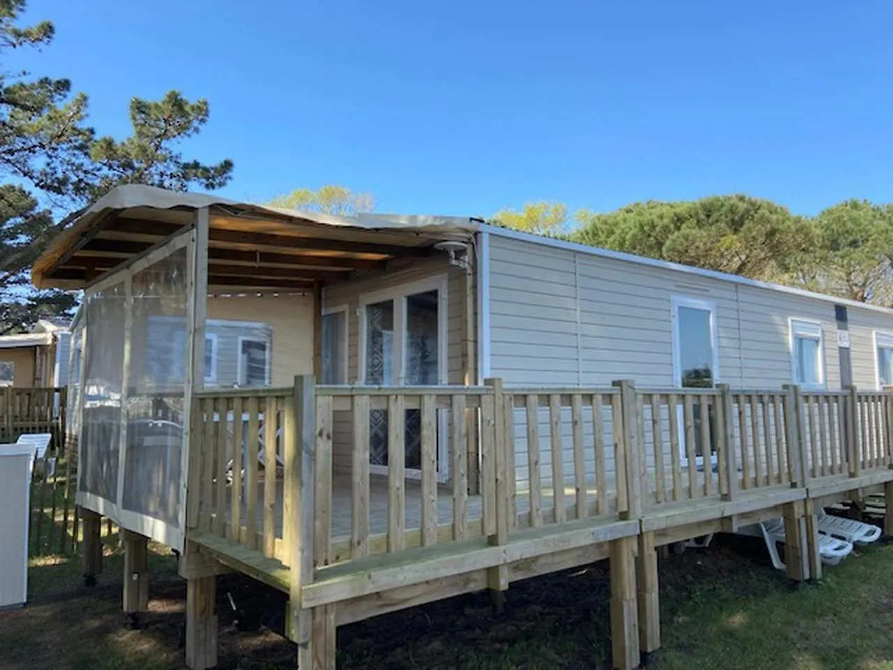 Mobilhome Quiberon vue sur mer Camping