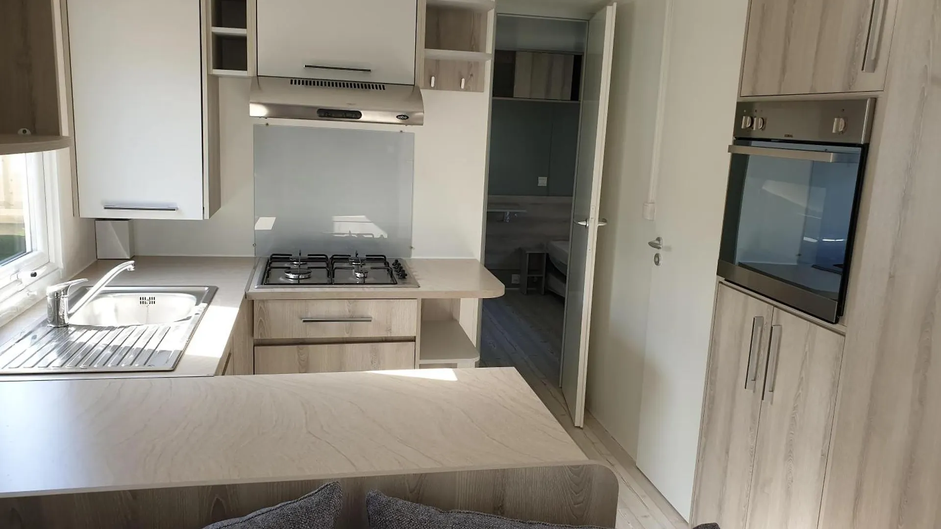 Mobilhome Quiberon vue sur mer Camping